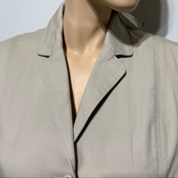 Eileen Fisher Organic Cotton Notch Collar Muslin Jacket 3/4 sleeve XS - Picture 6 of 12